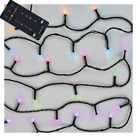 Vianočné osvetlenie EMOS GoSmart 240 LED reťaz, 24 m, vonkajšie aj vnútorné, RGB, časovač, Wi-Fi 

 obrázok produktu 2 z 8
