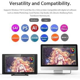 Grafický tablet XPPen Artist 22E Pro čierny

 obrázok produktu 2 z 7