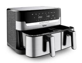 Fritéza teplovzdušná Tefal EY905D10 Dual Easy Fry & Grill 5,2 l + 3,1 l 

 obrázok produktu 2 z 10