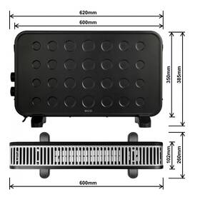 Teplovzdušný konvektor ECG TK 2070 BLACK 

 obrázok produktu 5 z 7