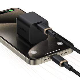 Kábel Baseus Dura USB-C/USB-C, 100W, 2m čierny/zlatý

 obrázok produktu 7 z 16
