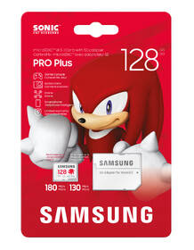 Pamäťová karta Samsung 128GB UHS-I U3 (180R/130W) Sonic the Hedgehog™+ SD adaptér biela

 obrázok produktu 7 z 8