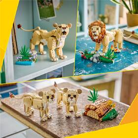 Stavebnica LEGO® Creator 3 v 1 31386 Divoké zvieratá: Majestátny lev 

 obrázok produktu 7 z 8