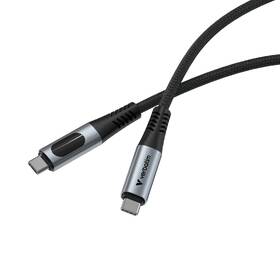Kábel Verbatim Sync & Charge s displejem USB-C/USB-C 100W 1,2m čierny

 obrázok produktu 1 z 4