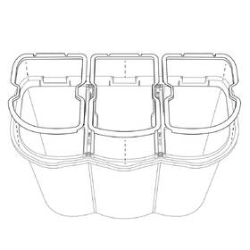 Odpadkový kôš na triedený odpad Belli E Forti UNICA BF00960, 80 l čierny

 obrázok produktu 3 z 3