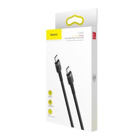 Kábel Baseus Cafule USB-C/USB-C, PD 2.0 60W, 2m čierny/sivý

 obrázok produktu 7 z 7