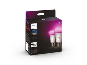 Inteligentná žiarovka Philips Bluetooth, 9W, E27, White and Color Ambiance, 2ks 

 obrázok produktu 4 z 8