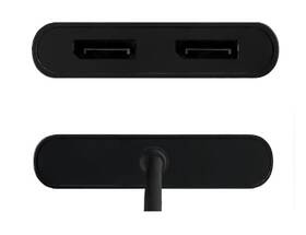 USB Hub Club3D USB-C, USB-A / 2x DisplayPort čierny

 obrázok produktu 3 z 6