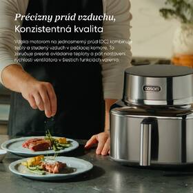 Fritéza teplovzdušná COSORI Iconic Single, 6,2 l nerez

 obrázok produktu 6 z 9