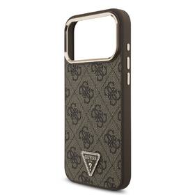 Kryt na mobil Guess 4G Strass Triangle Logo Gold Frame MagSafe na Apple iPhone 18 Pro hnedý

 obrázok produktu 3 z 6