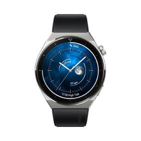 Inteligentné hodinky Huawei Watch GT 3 Pro 46 mm - Light Titanium Case + Black Fluoroelastomer Strap 

 obrázok produktu 2 z 6