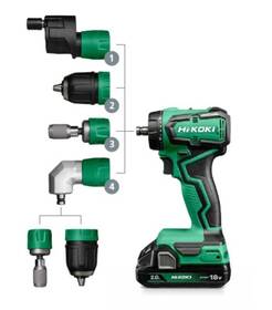 Vŕtací skrutkovač HIKOKI DS18DDQWRZ (s batériou) 

 obrázok produktu 1 z 1