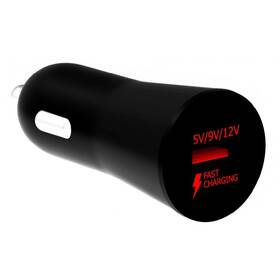 Adaptér do auta WG 1xUSB, QC 3.0, 18W + USB-C kábel čierny

 obrázok produktu 1 z 1