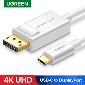 Kábel UGREEN USB-C/DisplayPort, 1,5m biely

 obrázok produktu 2 z 5