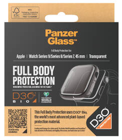Ochranné puzdro PanzerGlass Full Protection na Apple Watch 7/8/9 (45 mm) priehľadné

 obrázok produktu 3 z 3