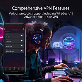 Router Asus ROG Rapture GT-BE98, Wi-Fi 7, AiMesh čierny

 obrázok produktu 11 z 11