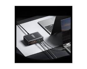 Nabíjačka do siete Essager 320W, GaN, 4x USB-C, 4x USB-A čierna

 obrázok produktu 4 z 9