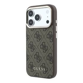 Kryt na mobil Guess 4G Gold Frame MagSafe na Apple iPhone 18 Pro hnedý

 obrázok produktu 1 z 6