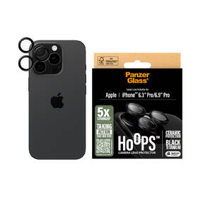 Ochranné sklo šošovky fotoaparátu PanzerGlass HoOps Ceramic na Apple iPhone 17 Pro/16 Pro/15 Pro/17 Pro Max/16 Pro Max/15 Pro Max čierne

 obrázok produktu 1 z 3