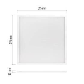LED stropné svietidlo EMOS MAXXO, 60×60, 36W, 4320lm, UGR, neutrálna biela biele

 obrázok produktu 2 z 5