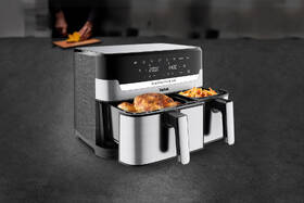 Fritéza teplovzdušná Tefal EY905D10 Dual Easy Fry & Grill 5,2 l + 3,1 l 

 obrázok produktu 7 z 10