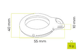 Puzdro Mobile Origin Airtag Loop Case Holder A1 ružové

 obrázok produktu 5 z 6