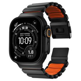 Remienok NOMAD Stratos Titanium FKM na Apple Watch 45/46/49 mm čierny/oranžový

 obrázok produktu 2 z 12