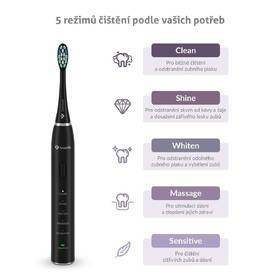 Zubná kefka TrueLife SonicBrush Clean30 Black 

 obrázok produktu 1 z 9