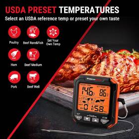 Teplomer do mäsa ThermoPro TP-716 žltý

 obrázok produktu 1 z 7