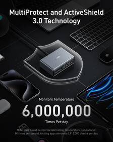 Nabíjačka do siete Anker Prime Charger 200W, USB-C/USB, GaN čierna

 obrázok produktu 4 z 4