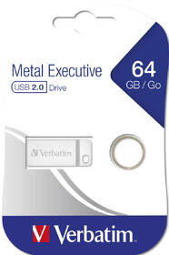 USB flashdisk Verbatim Metal Executive 64GB USB 2.0 strieborný

 obrázok produktu 4 z 4