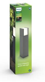 Svietidlo vonkajšie Philips Arbour Pedestal, LED, teplá biela - antracitové 

 obrázok produktu 3 z 3