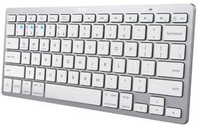 Klávesnica Trust Basics Wireless Bluetooth, US layout strieborná/biela

 obrázok produktu 1 z 3