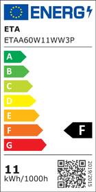 LED žiarovka ETA EKO LEDka klasik 11W, E27, teplá biela, 3ks 

 obrázok produktu 1 z 3