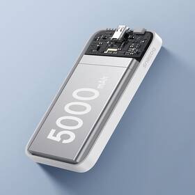 Powerbank Baseus Mini s bezdrôtovým nabíjaním 5000 mAh 20W USB-C biely

 obrázok produktu 7 z 10