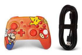 Gamepad PowerA Enhanced Wired Controller, Nintendo Switch - Mario Vintage oranžový

 obrázok produktu 7 z 7