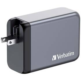 Cestovný adaptér Verbatim GNC-240 GaN, 240W, 3x USB-C PD, 1x USB QC sivý

 obrázok produktu 2 z 4