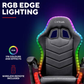 Herná stolička Trust GXT 704 RONIQ RGB + Powerbank 10000 mAh čierna

 obrázok produktu 10 z 19