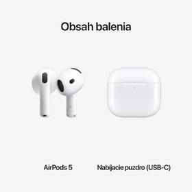 Slúchadlá Apple AirPods 5 biele

 obrázok produktu 6 z 6