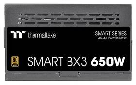 Zdroj Thermaltake Smart BX3 650W, 80+ Bronze čierny

 obrázok produktu 3 z 5
