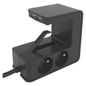Kábel predlžovací Legrand 4x zásuvka, USB, 1,5m čierny

 obrázok produktu 1 z 7