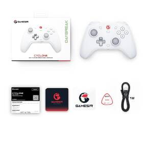 Gamepad GameSir T4 Cyclone Multi-Platform biely

 obrázok produktu 2 z 2
