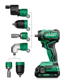 Vŕtací skrutkovač HIKOKI DS18DDQWSZ (s batériou) 

 obrázok produktu 1 z 5
