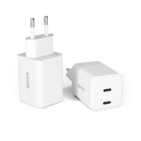 Nabíjačka do siete Epico UltraBoost GaN 45W 2x USB-C biela

 obrázok produktu 3 z 3