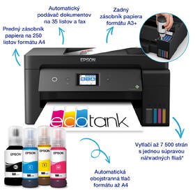 Tlačiareň multifunkčná Epson Eco Tank L14150 čierna

 obrázok produktu 3 z 7