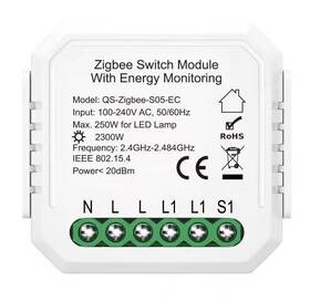 Modul IMMAX NEO SMART kontrolér s meraním spotreby V6 1-tlačidlový Zigbee 3.0, TUYA 

 obrázok produktu 2 z 4