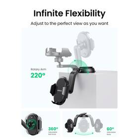 Držiak na mobil UGREEN Waterfall-Shaped s prísavkou čierny

 obrázok produktu 6 z 8