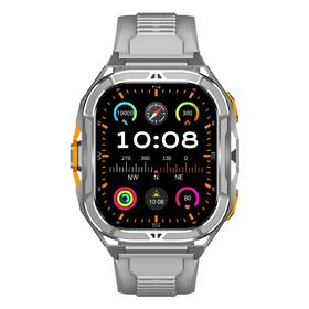 Inteligentné hodinky ARMODD Titan GPS s kovovým remienkom + čierny silikónový remienok strieborné

 obrázok produktu 3 z 4