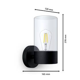 Nástenné svietidlo Philips Flareon čierne

 obrázok produktu 1 z 4