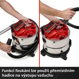 Vysávač na popol Einhell TE-AV 18/15 Li C-Solo (bez batérie) 2351700 nerez

 obrázok produktu 4 z 9